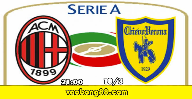 Soi kèo AC Milan vs Chievo 21h00 ngày 18/03 vòng 28 Serie A