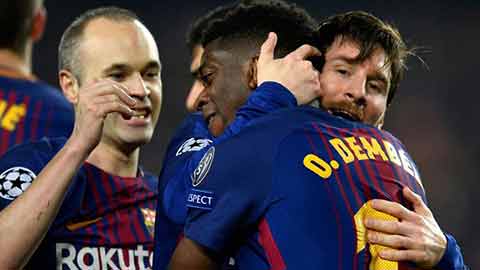 Barca đánh bại Roma không phải là gặp may