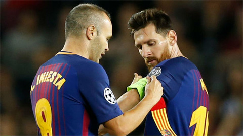 Messi thừa nhận cảm thấy hối tiếc khi Iniesta ra đi