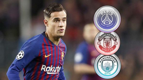 Barca chỉ ra 3 CLB thích hợp là điểm đến tiếp theo cho Coutinho