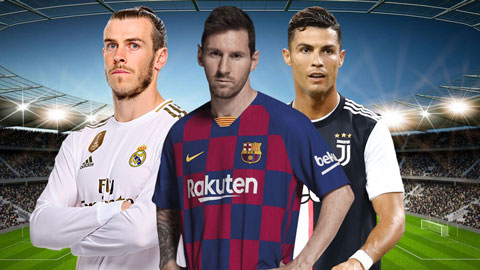 Công bố BXH huyền thoại, Messi, Ronaldo hay Bale ở đâu?