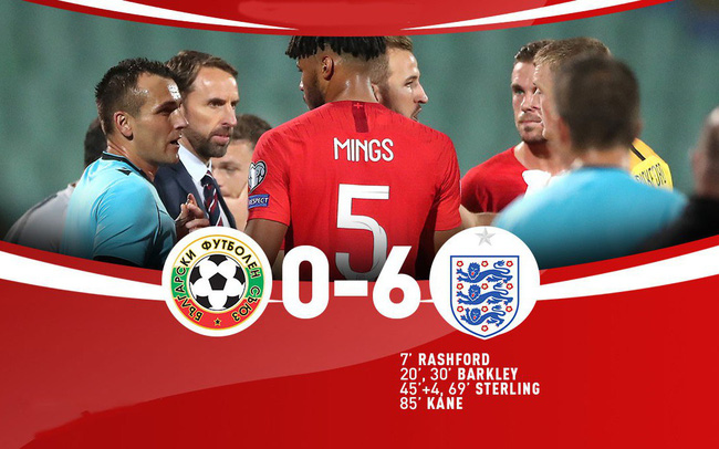 Bulgaria 0-6 Anh: Tam sư tạo cơn mưa bàn thắng