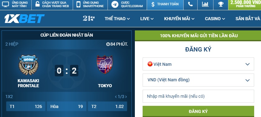 1xbet