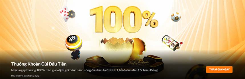 188bet tặng 88k