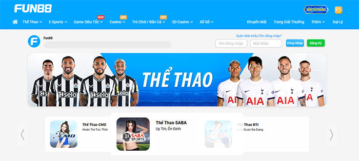 Tìm hiểu những trò chơi cá cược nổi bật của Fun88.com